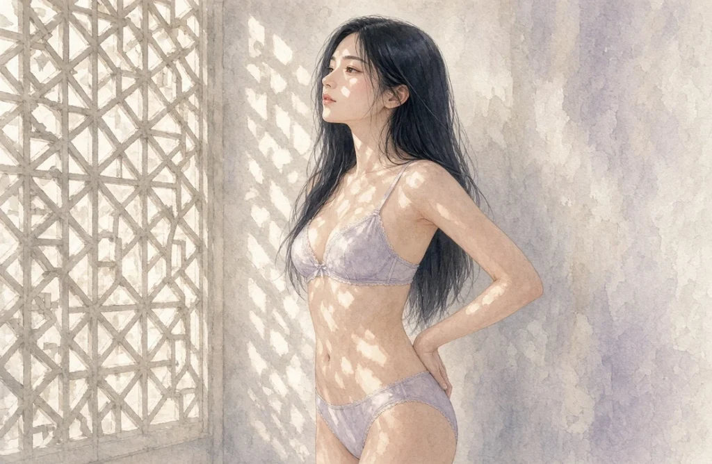 記事から着想した架空人物の水彩風AIアート。タレント本人の画像ではありません。